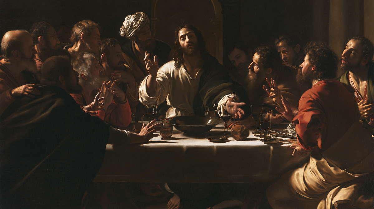 The Last Supper - Caravaggio - tenebrism n° 7 — aperçu de la finition sélectionnée