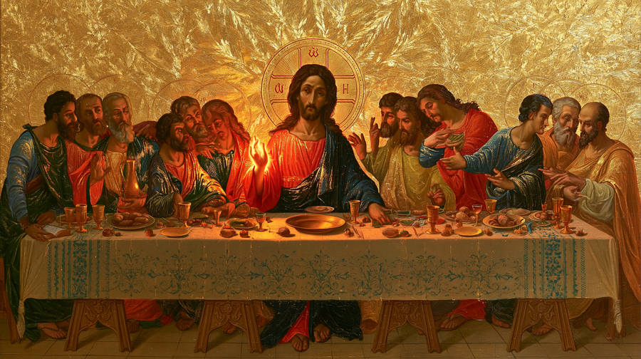 The Last Supper - Sacred Golden n° 12