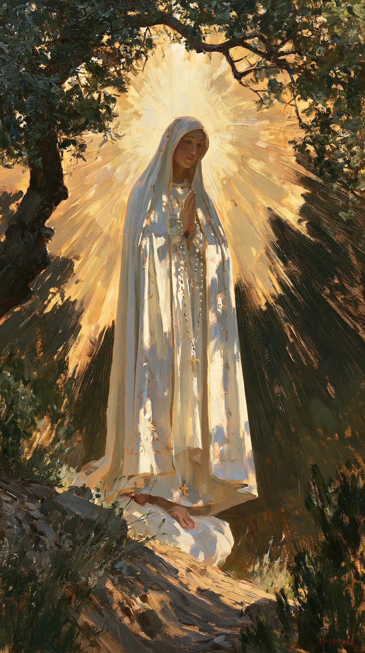 Our Lady of Fatima – Expressionist · Portrait no. 3