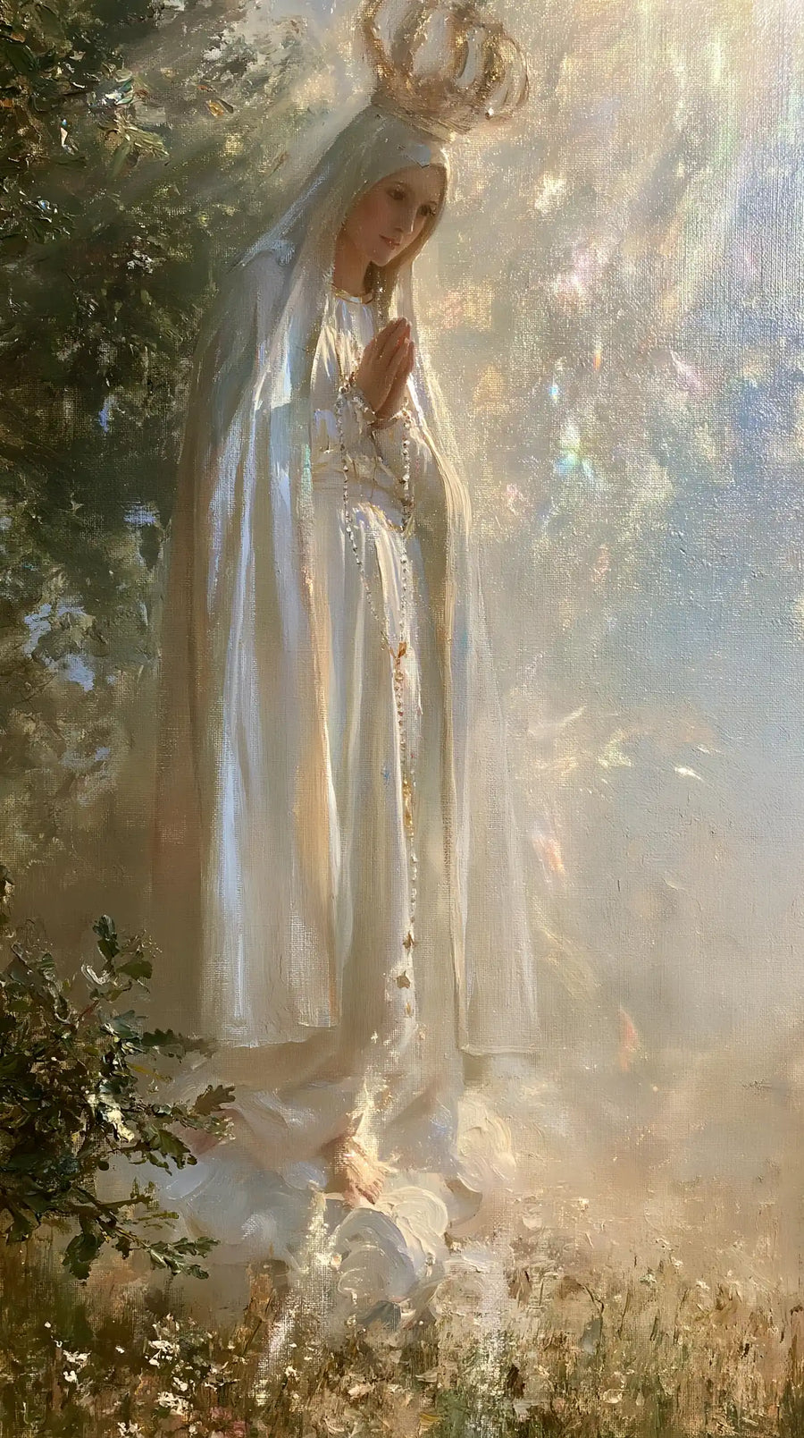 Our Lady of Fatima – Impressionist · Portrait no. 2