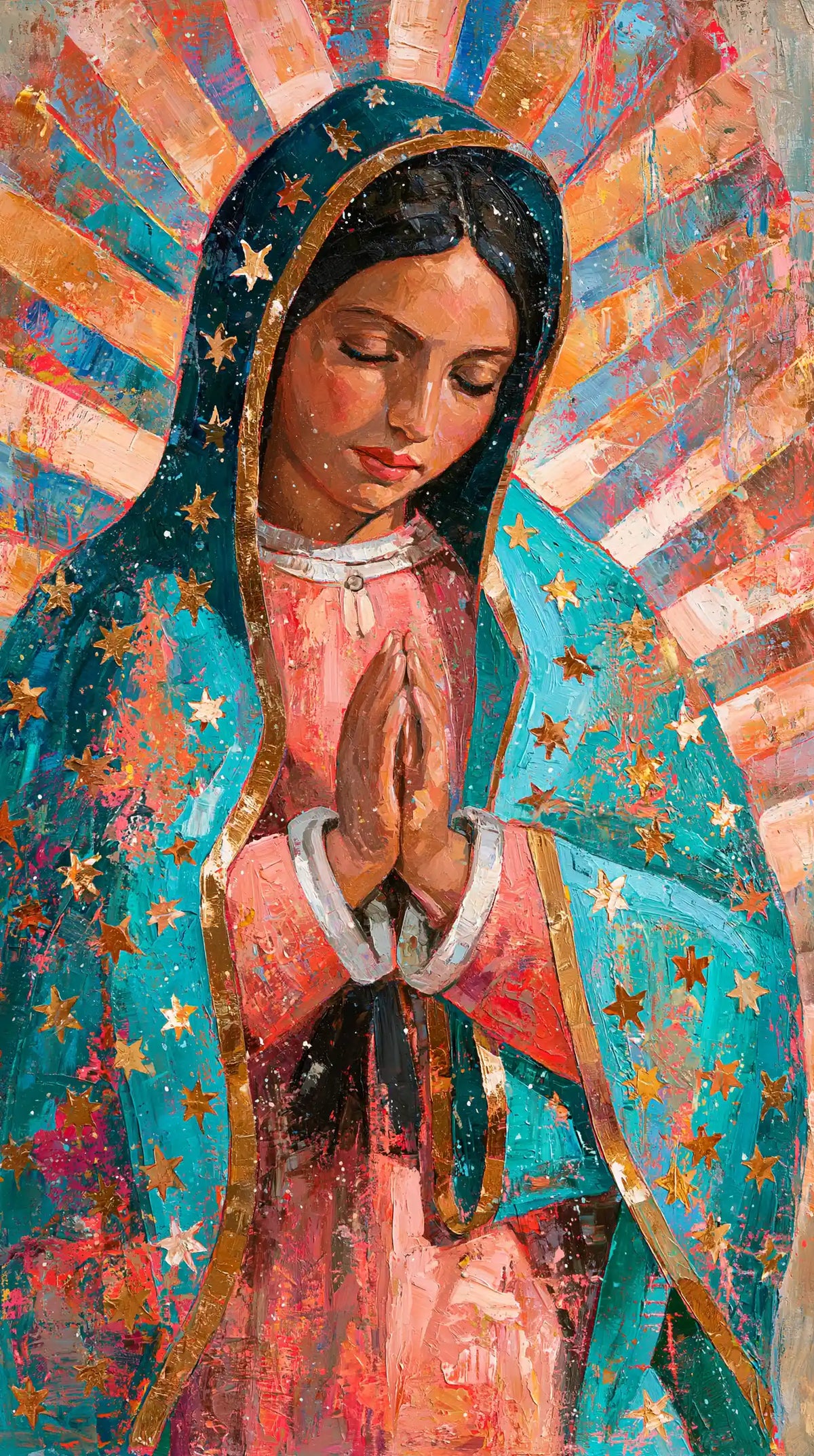 Our Lady of Guadalupe – Expressionist · Portrait no. 4