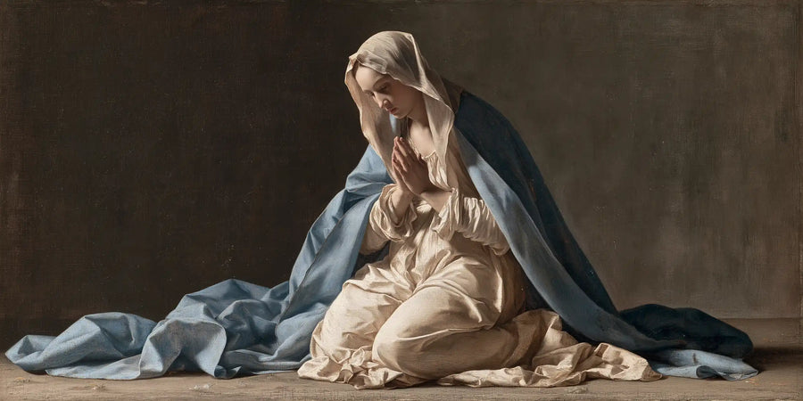 Virgin Mary in Prayer - Florentine Renaissance · Landscape n° 20