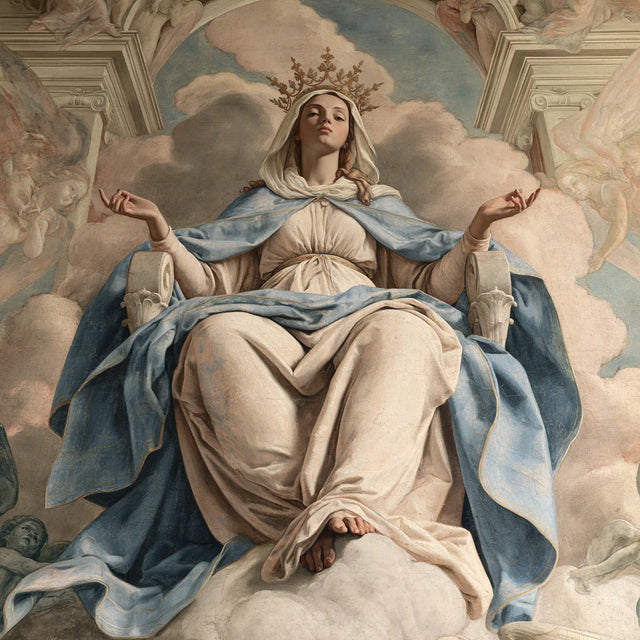 Mary Queen of Heaven - Florentine Renaissance · Square n° 5