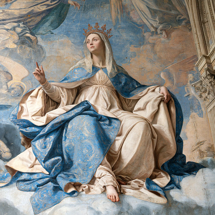 Mary Queen of Heaven - Florentine Renaissance · Square n° 12