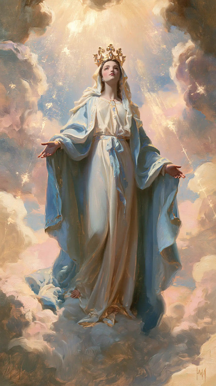 Mary Queen of Heaven - Impressionist · Portrait n° 19