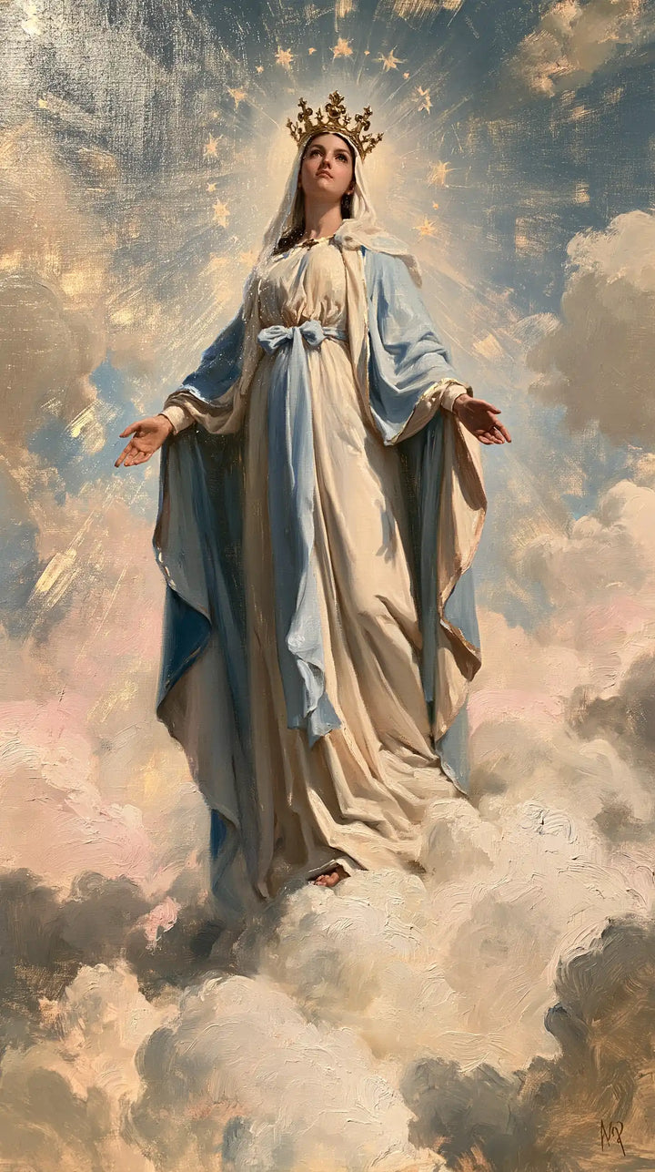 Mary Queen of Heaven - Impressionist · Portrait n° 26