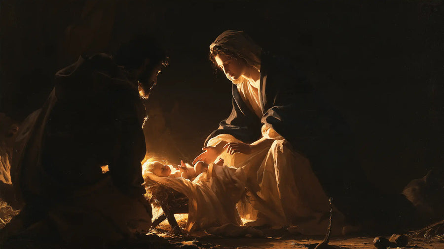 The Nativity - Black and Gold · Landscape n° 15