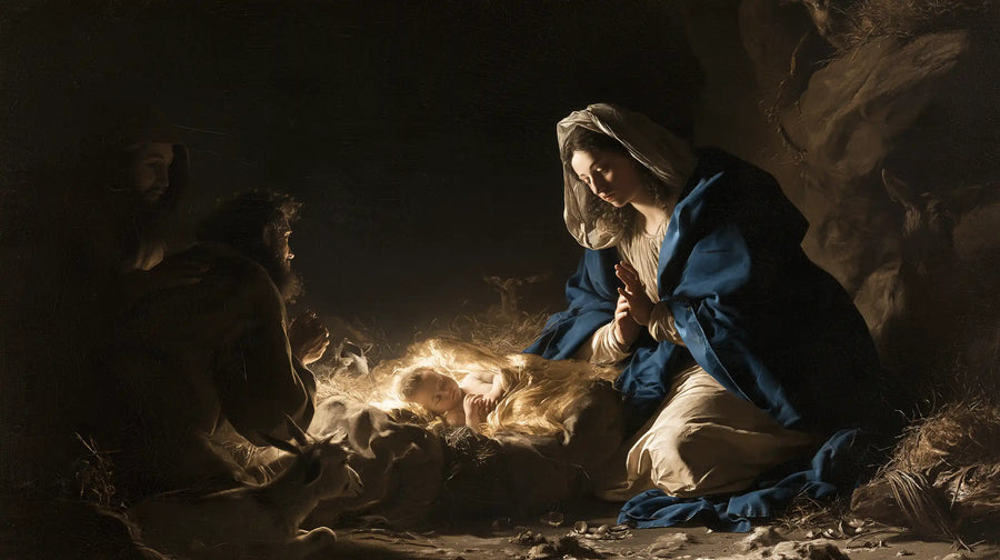 The Nativity - Black and Gold · Landscape n° 18