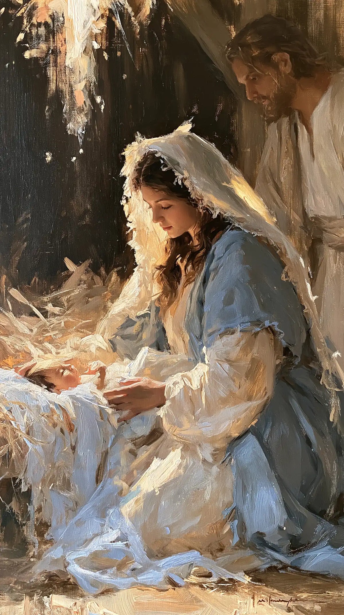 The Nativity — The Vigil Beneath Suspended Gleams
