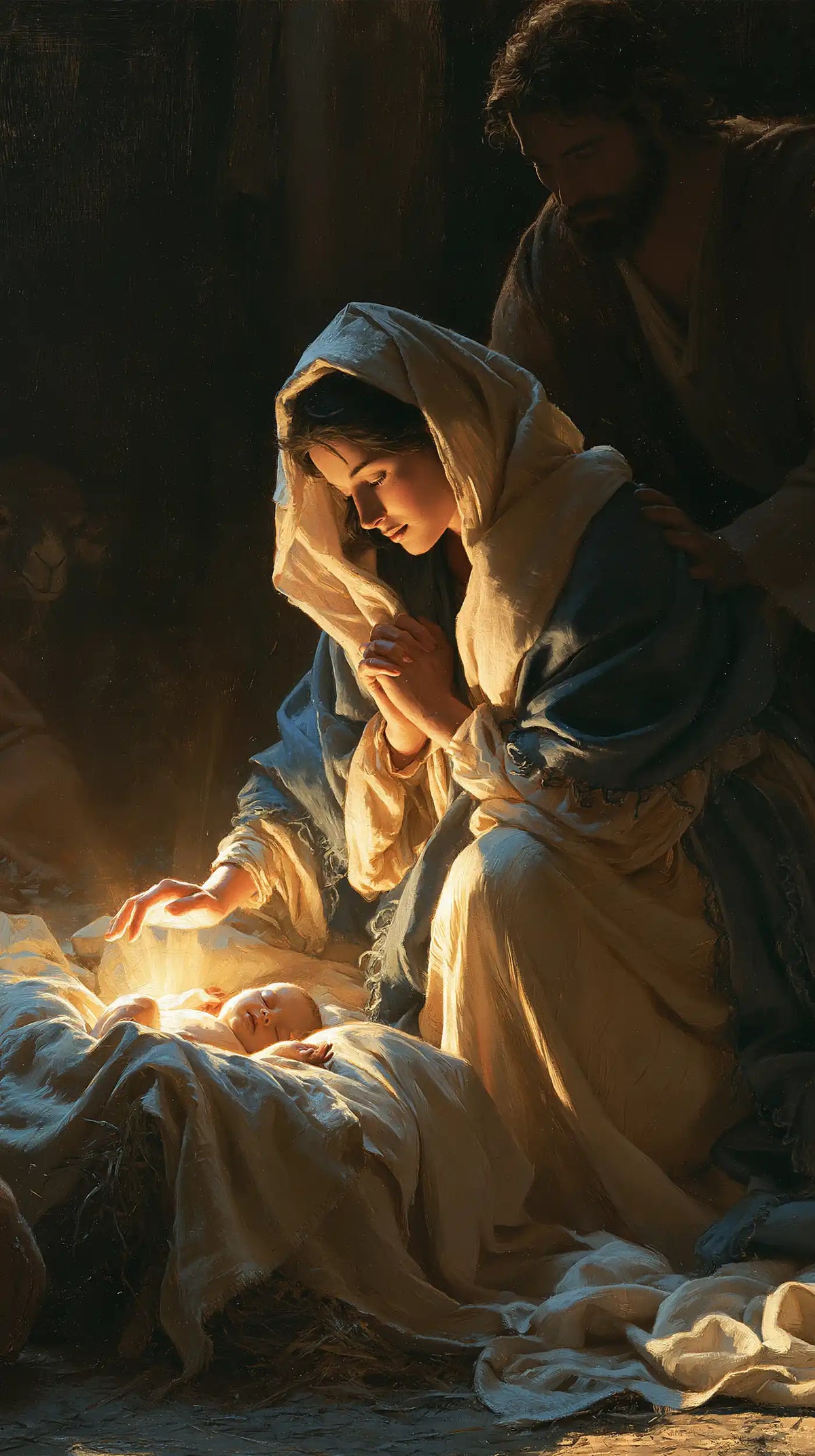 The Nativity - Infant Jesus as Divine Light · Portrait n° 2