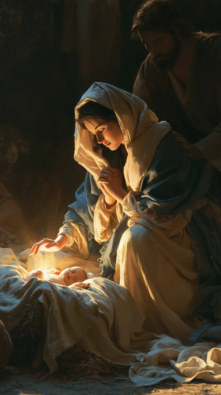 The Nativity - Infant Jesus as Divine Light · Portrait n° 2