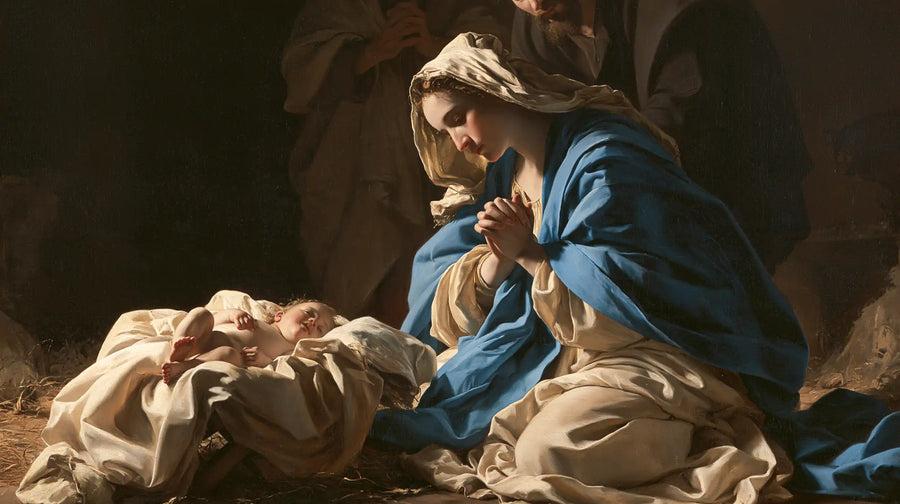 The Nativity - Mary Adoring the Christ Child · Landscape n° 13