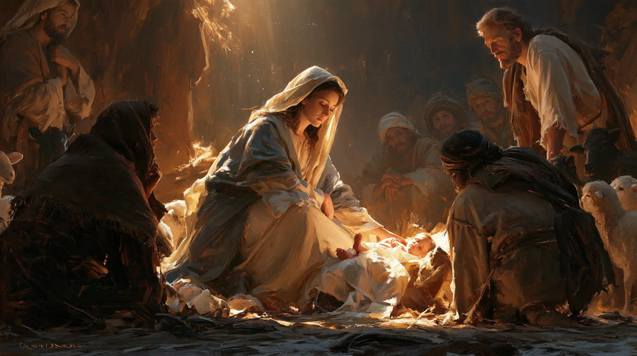 The Nativity - Mary and the Shepherds · Landscape n° 7