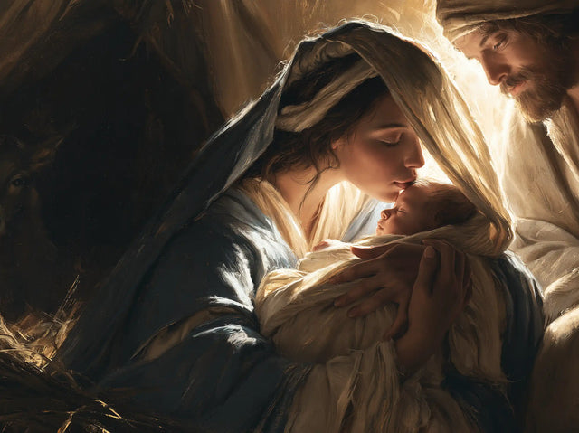 The Nativity — The Kiss Beneath the Translucent Veil