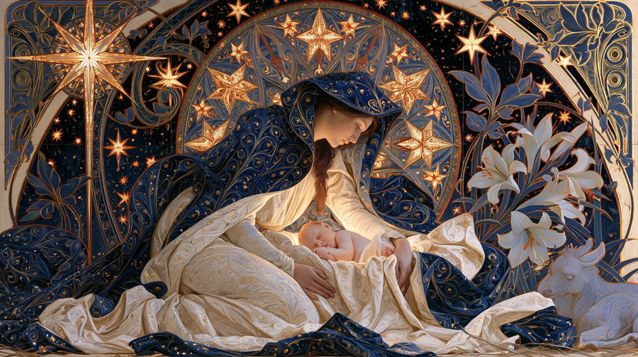The Nativity - Sacred Art Nouveau · Landscape n° 2