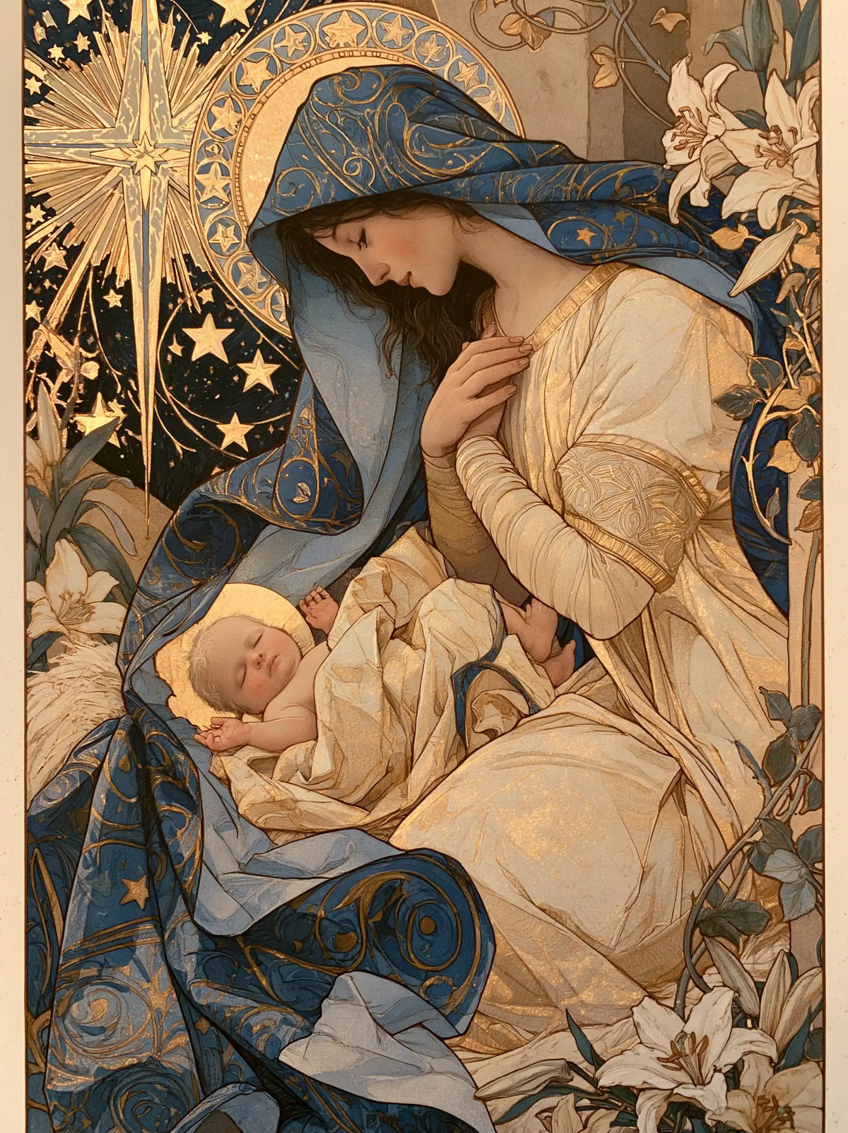 The Nativity - Sacred Art Nouveau · Portrait n° 4