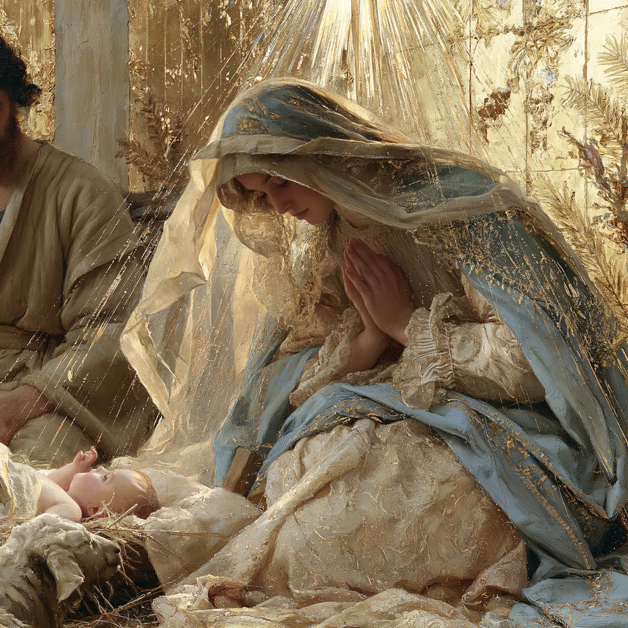 The Nativity - Sacred Gold · Square n° 8