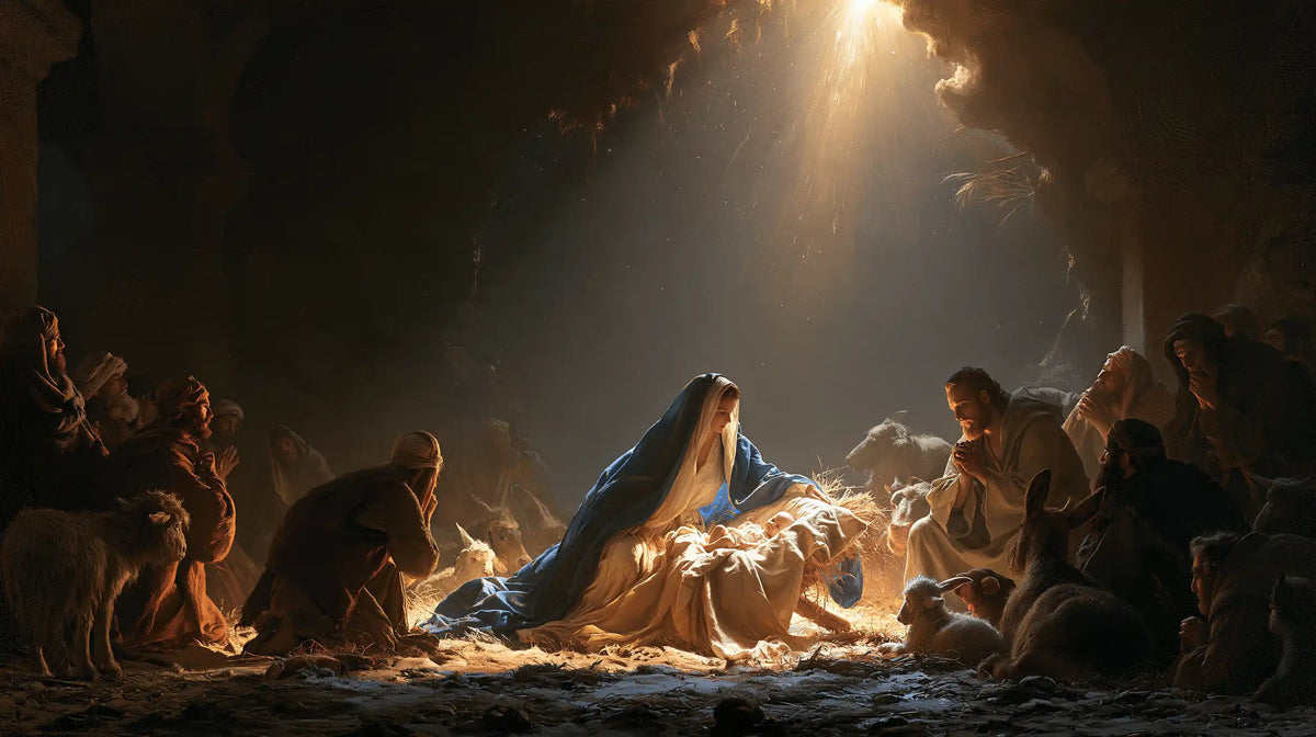 The Nativity — The Cradle in the Great Dark Refuge