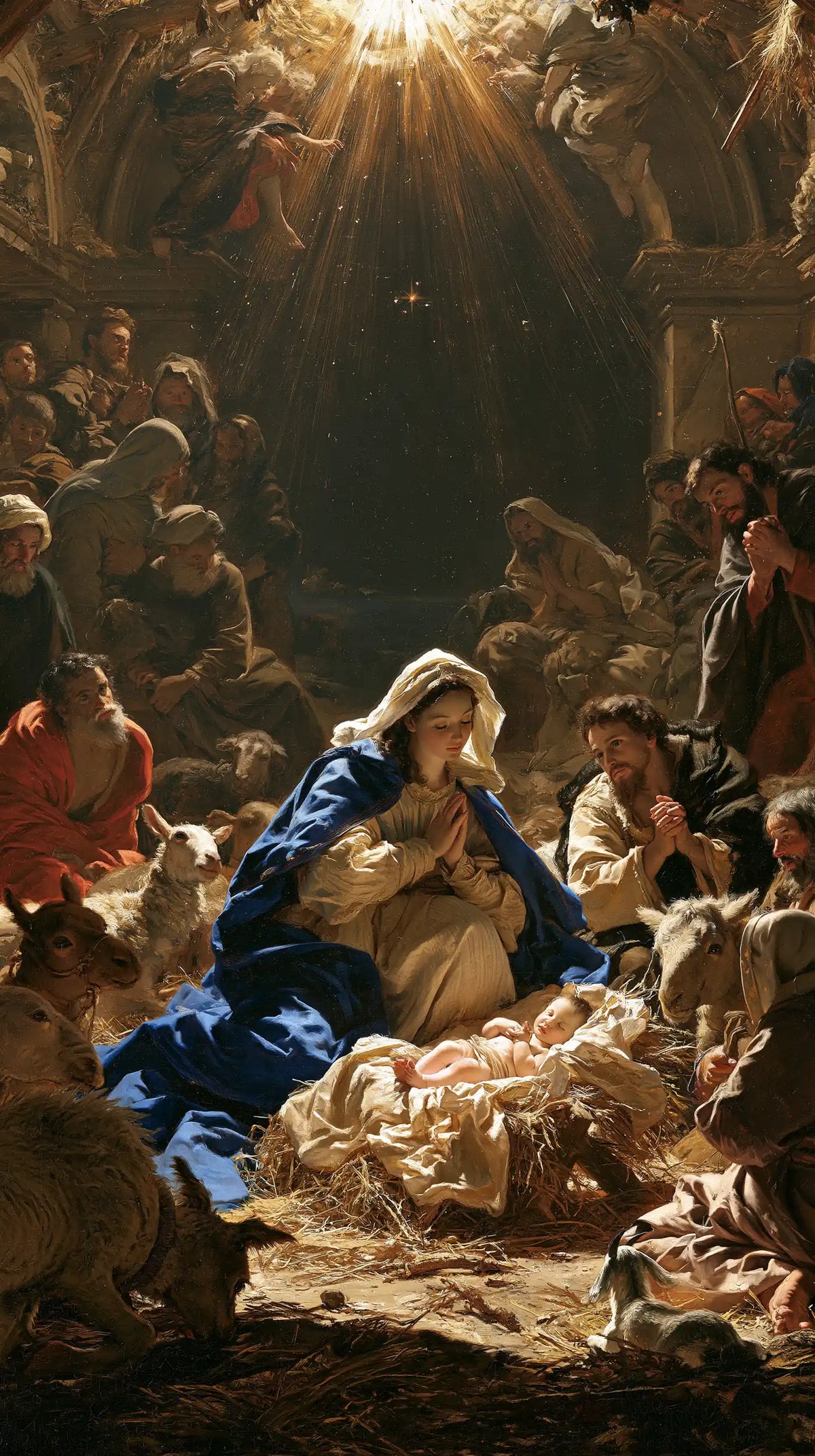 The Nativity — The Cradle Within the Towering Gathering