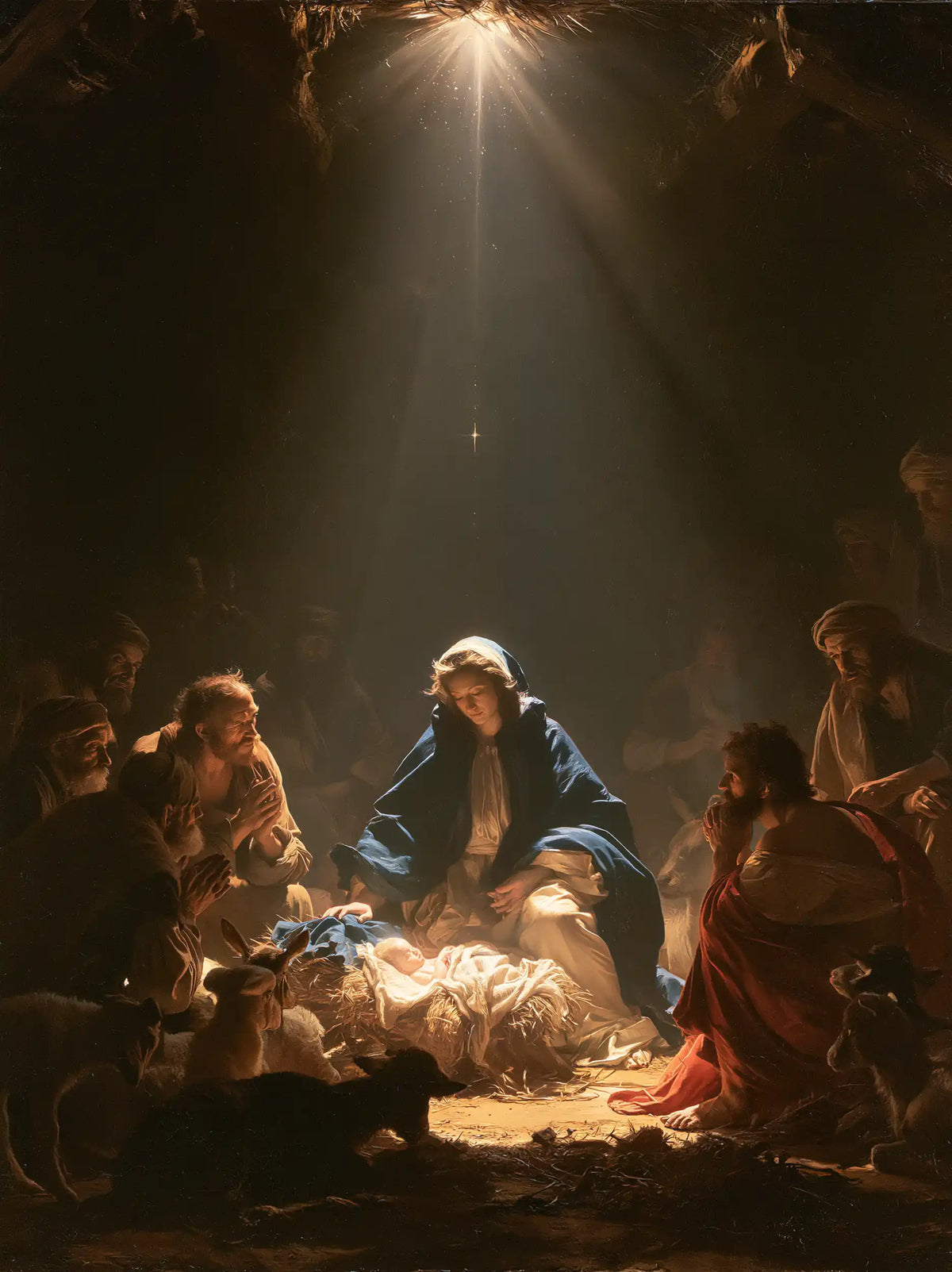 The Nativity — The Cradle Beneath the Distant Light