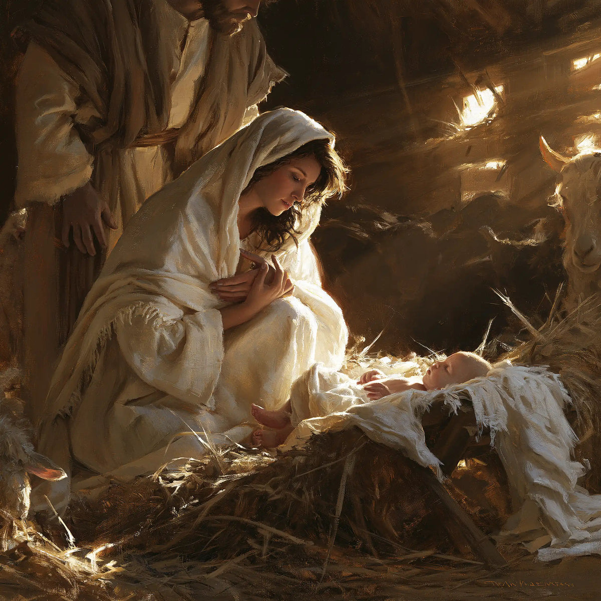 The Nativity — The Cradle Before the Gaps in the Wood