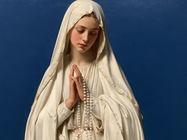Our Lady of Fatima – Pearl Beads and Gentle Light