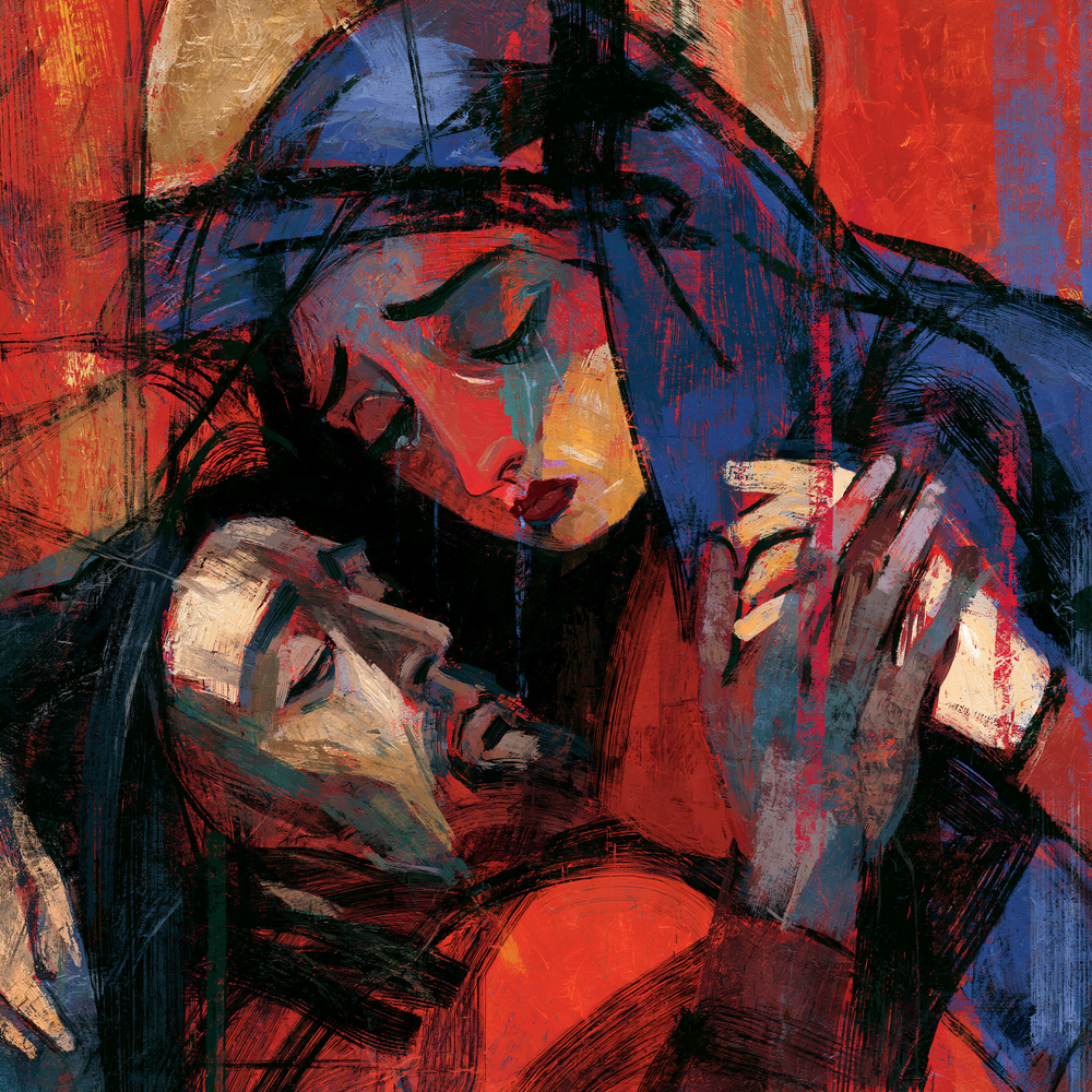 La Pietà - Ekspresyonist · Carré n° 3 - Hristiyan sanatı
