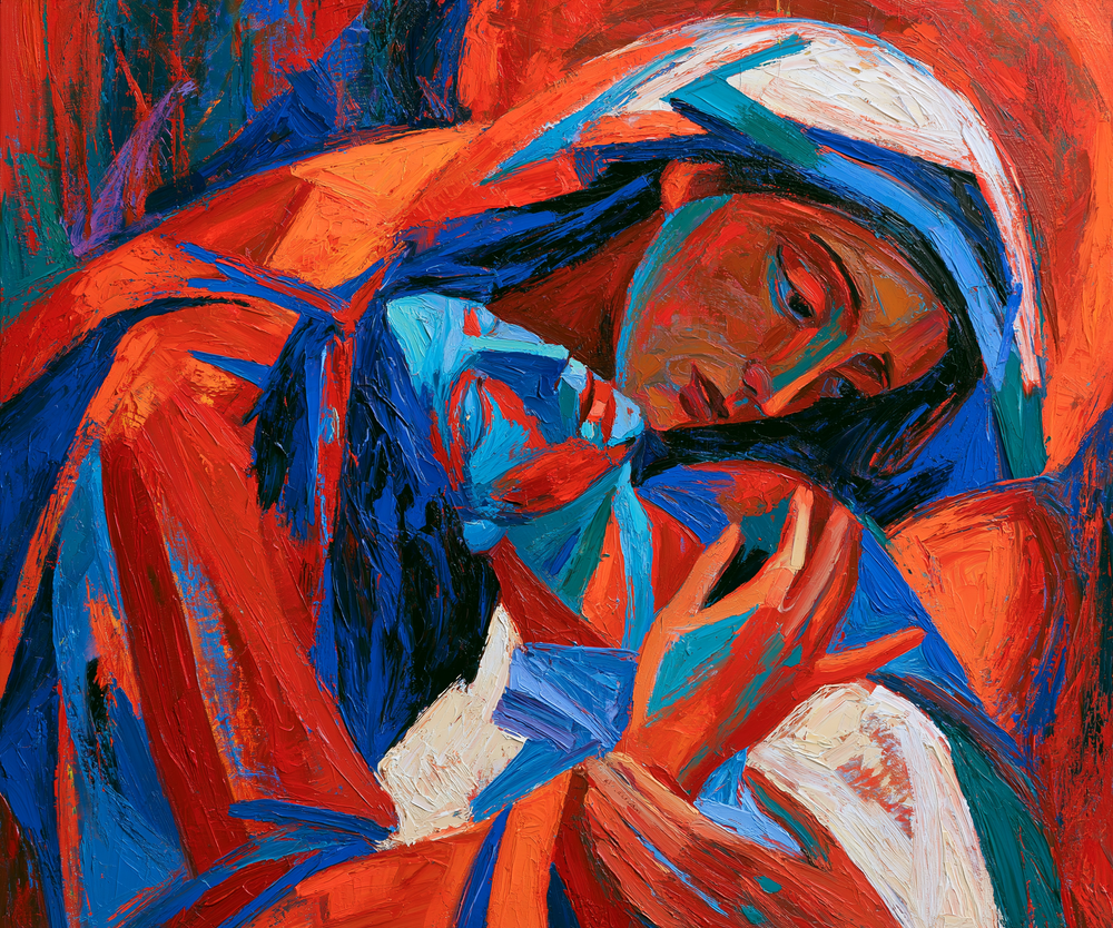 La Pietà - Ekspresyonist · Manzara n° 1 - Hıristiyan sanatı