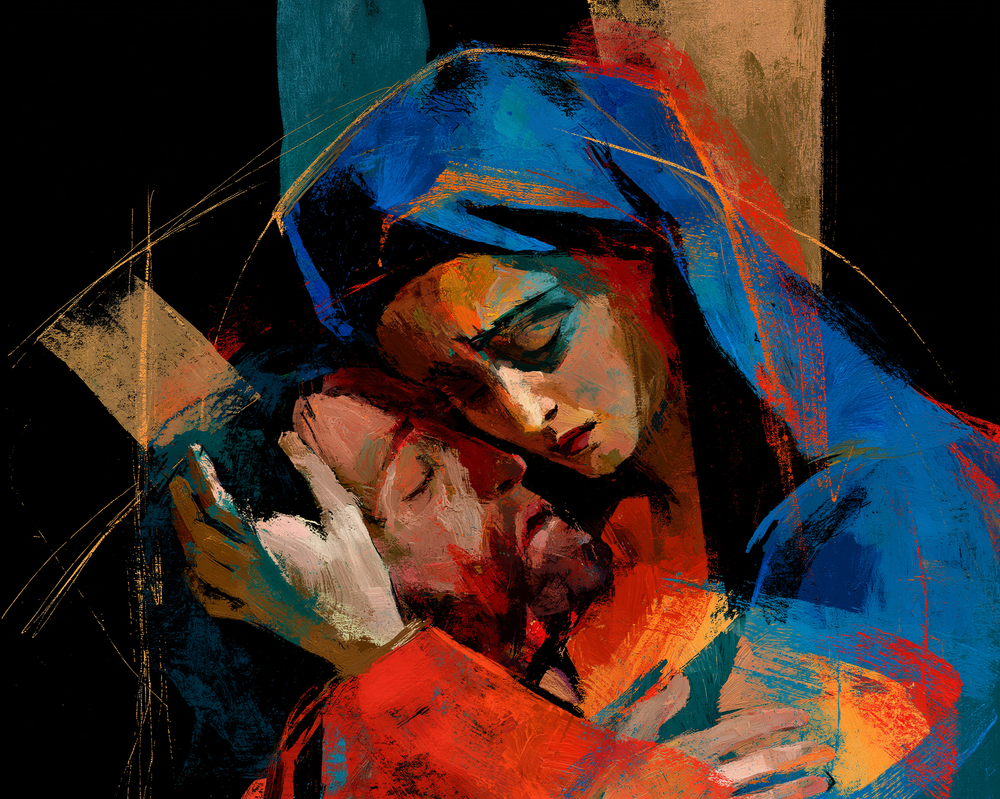 La Pietà - Ekspresyonist · Manzara n° 4 - Hıristiyan sanatı