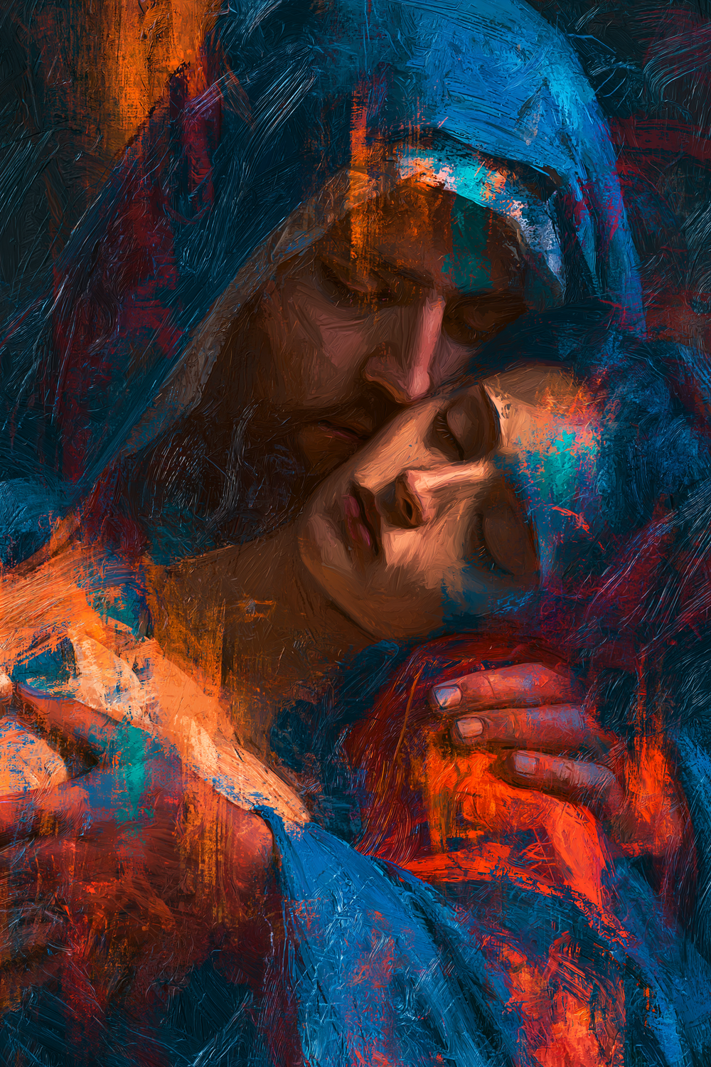 La Pietà - Ekspresyonist · Portre n° 7 - Hıristiyan sanatı