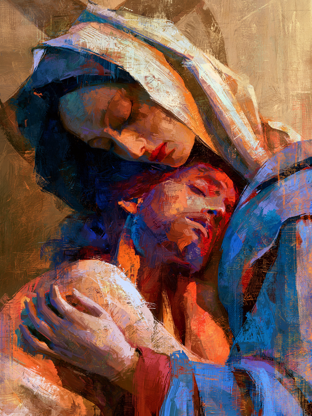 La Pietà - Ekspresyonist · Portre n° 9 - Hıristiyan sanatı