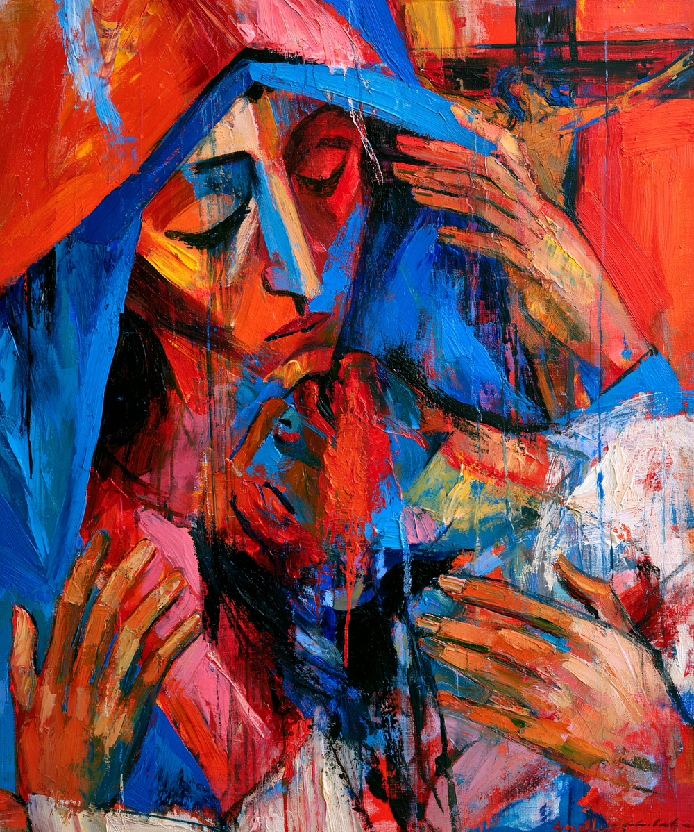 La Pietà - Ekspresyonist · Portre n° 13 - Hıristiyan sanatı