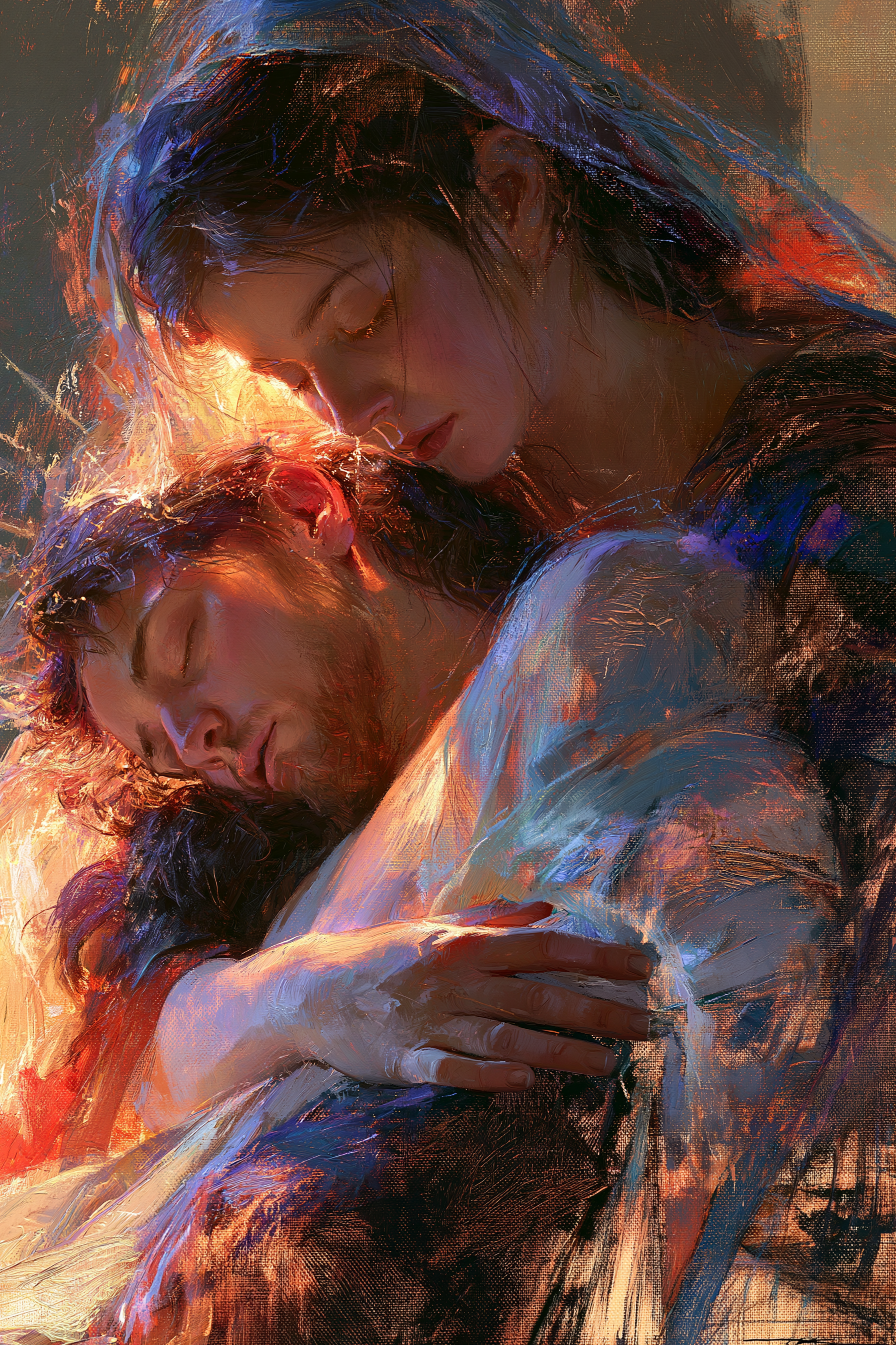La Pietà - Impressionist · Portrait n° 10 — aperçu de la finition sélectionnée