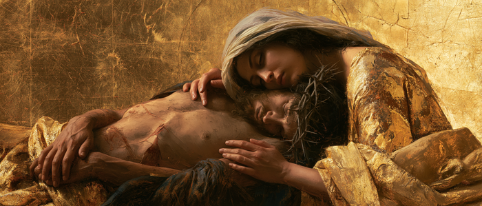 The Pietà - Sacred Gold · Landscape n° 8