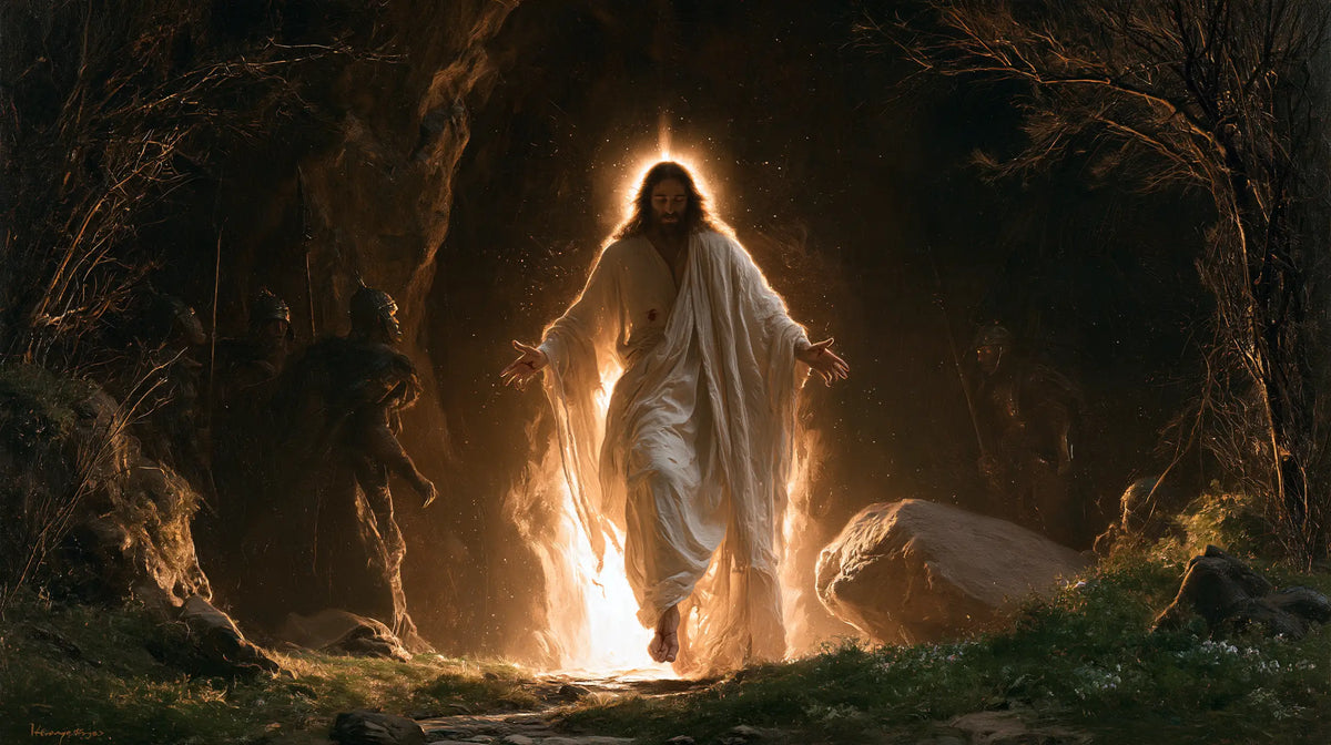 The Resurrection of Jesus Christ — Morning beneath the Arch of Branches