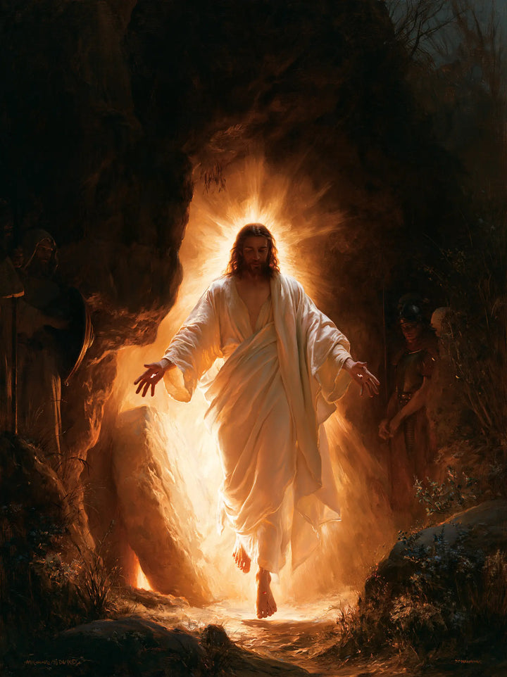 The Resurrection of Jesus Christ — The Hand Reaching beyond the Flame