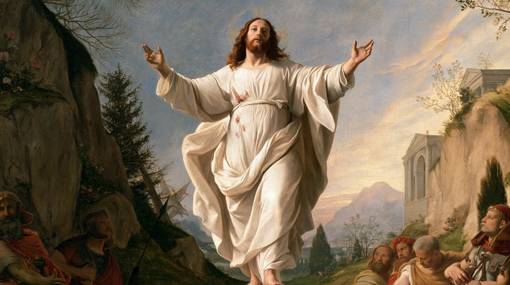 The Resurrection of Jesus Christ — White before the Pale Mountains