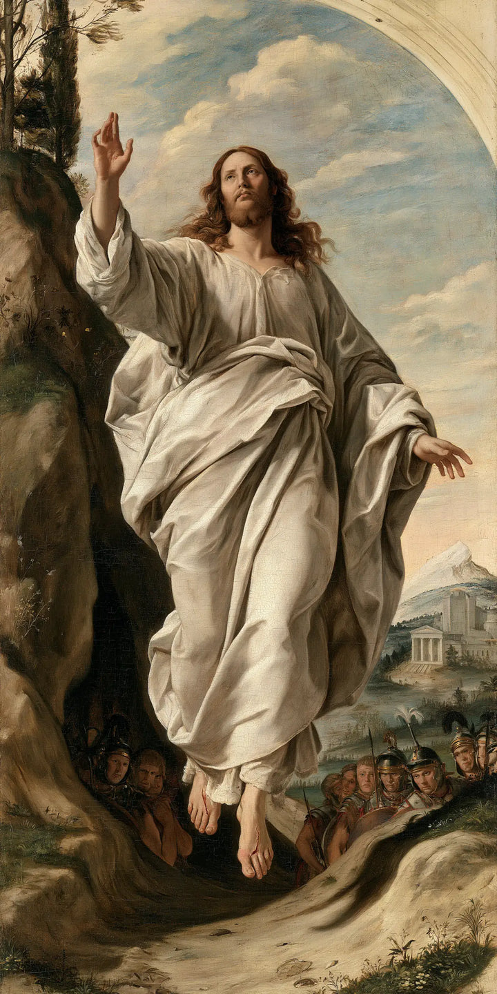 The Resurrection of Jesus Christ — The Hand toward the Arch of Sky