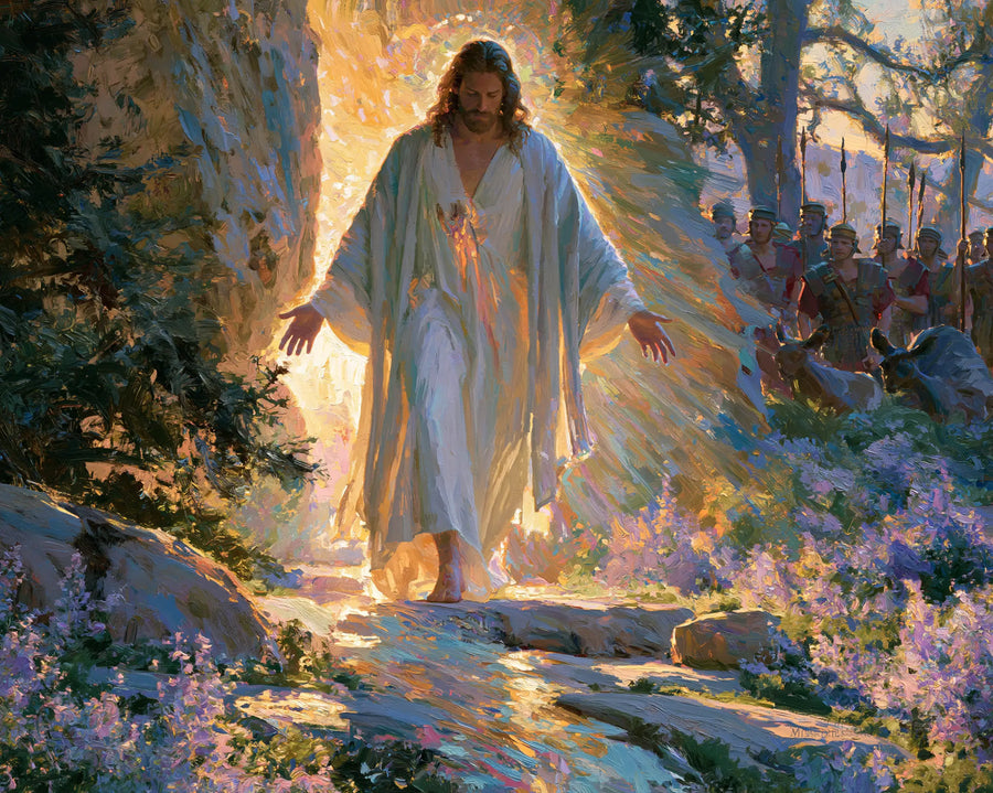 The Resurrection of Jesus Christ - Impressionist · Landscape n° 7