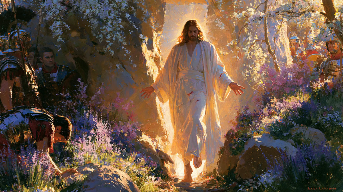 The Resurrection of Jesus Christ — Daylight between Bouquets of Blue
