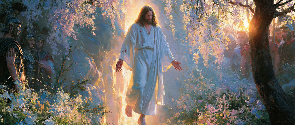 The Resurrection of Jesus Christ — The Step beneath Hanging Blossoms