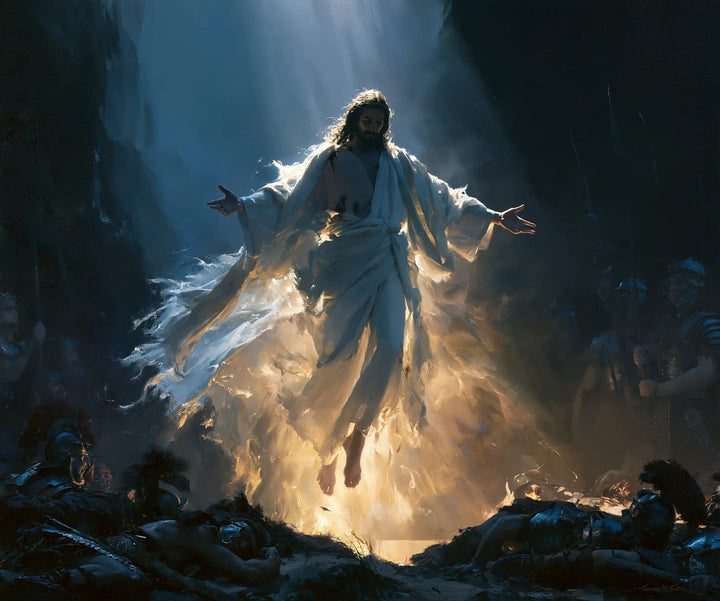 The Resurrection of Jesus Christ - Midnight-blue Chiaroscuro · Landscape n° 4