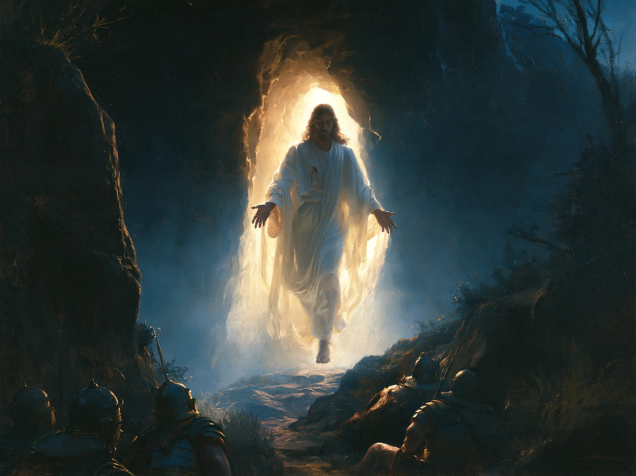 The Resurrection of Jesus Christ — Soft Light in the Narrow Opening
