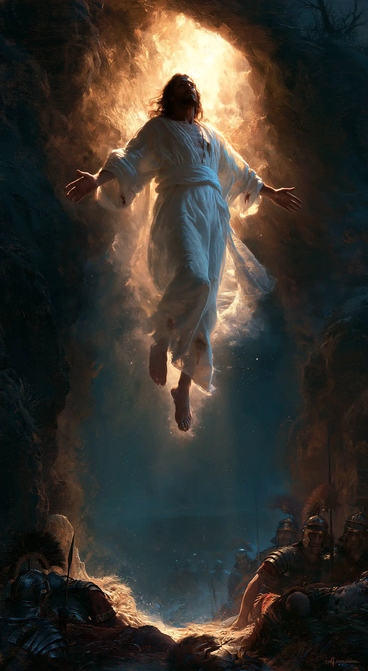 The Resurrection of Jesus Christ - Midnight-blue Chiaroscuro · Portrait n° 6
