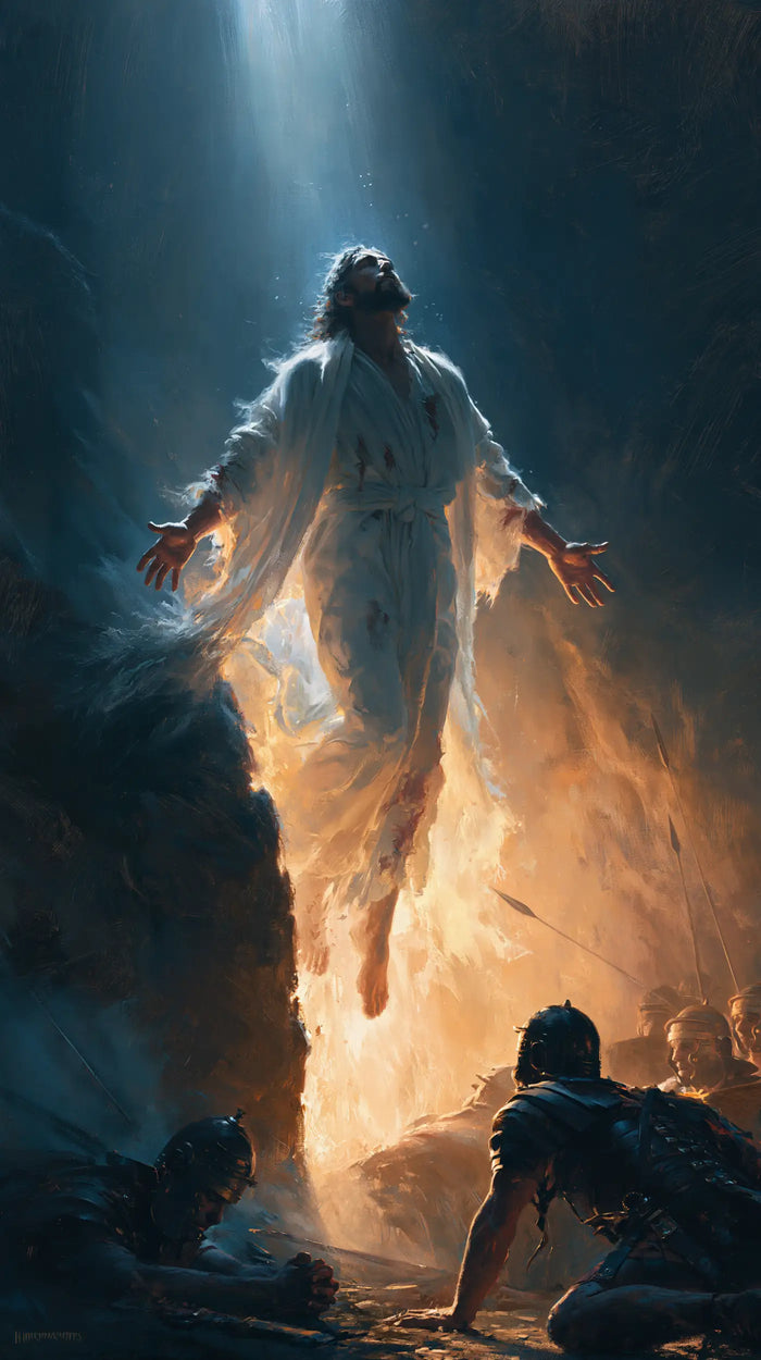 The Resurrection of Jesus Christ - Midnight-blue Chiaroscuro · Portrait n° 9
