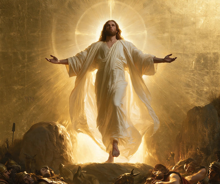 The Resurrection of Jesus Christ — The Sun above the Round Stone