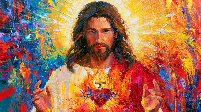 Sacred Heart of Jesus – Colour Expressionism · Landscape no. 2