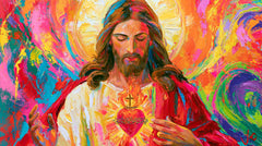 Sacred Heart of Jesus – Ultra-Vibrant Expressionism · Landscape no. 5