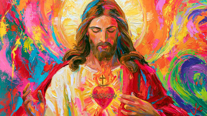 Sacred Heart of Jesus – Ultra-Vibrant Expressionism · Landscape no. 5