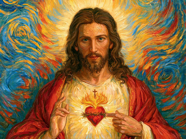 Sacred Heart of Jesus – Post-Impressionist · Landscape no. 8
